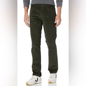 GOODTHREADS Men's Green Corduroy Pants Size 34X30